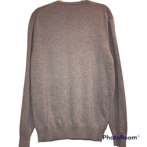 Jos.A Bank Pima Cotton Pullover V-Neck Sweater NWT L - Picture 2 of 8